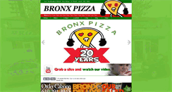 Desktop Screenshot of bronxpizza.com